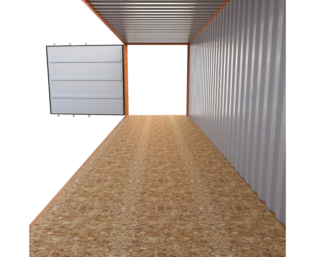 Container con abertura lateral 40pies HC Open Side con 2 puertas