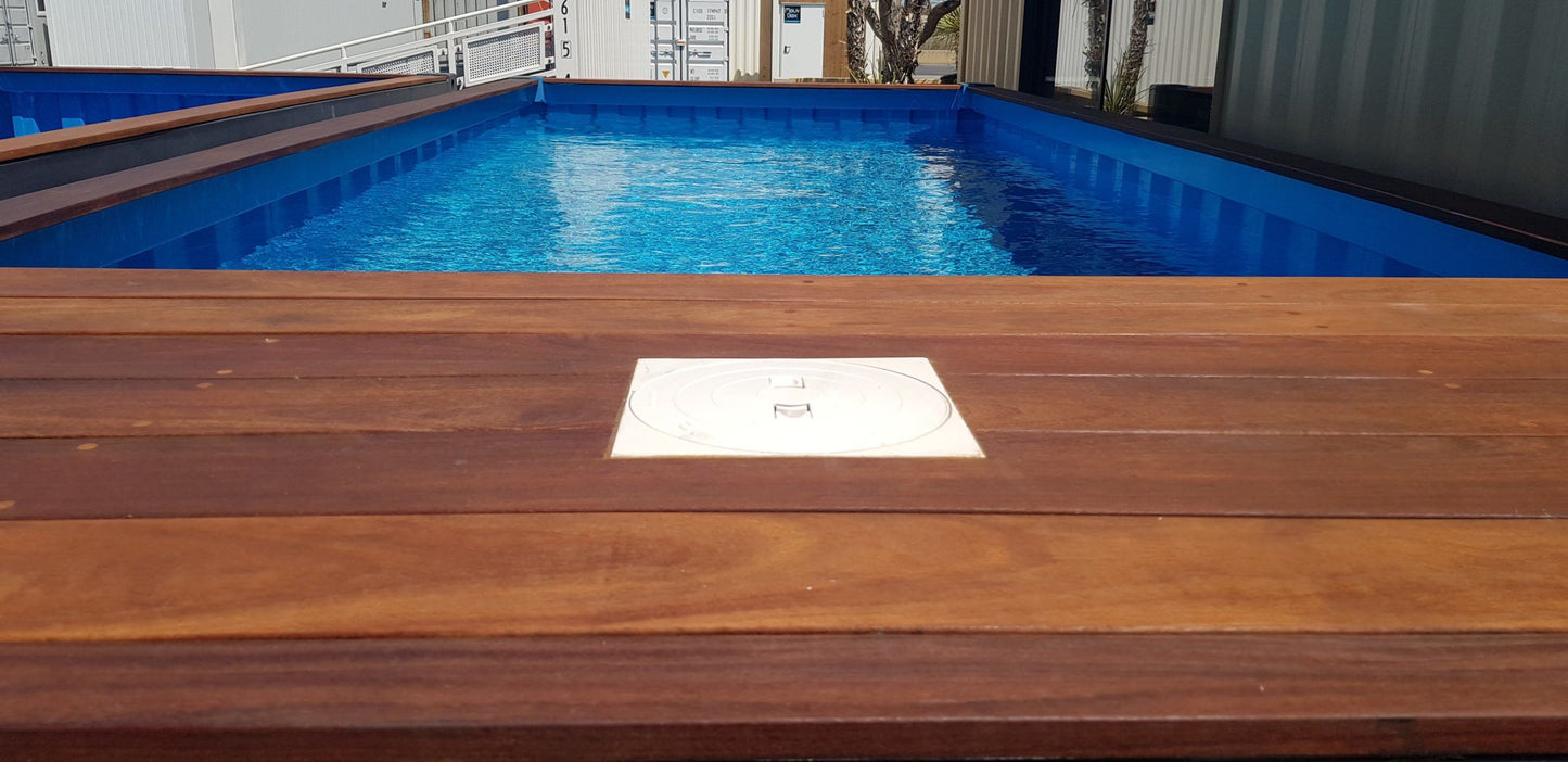 AUTENTICAS PISCINAS CAJA DE 20′ - NIA CONTENEDOR